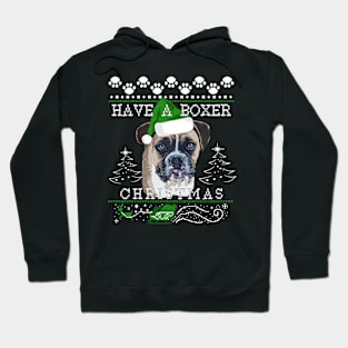 Fawn Boxer Christmas Sweater Hoodie